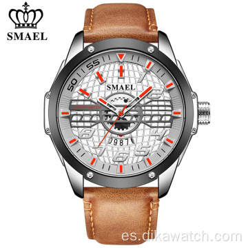 Reloj deportivo de moda para hombre SMAEL Reloj de cuarzo para hombre